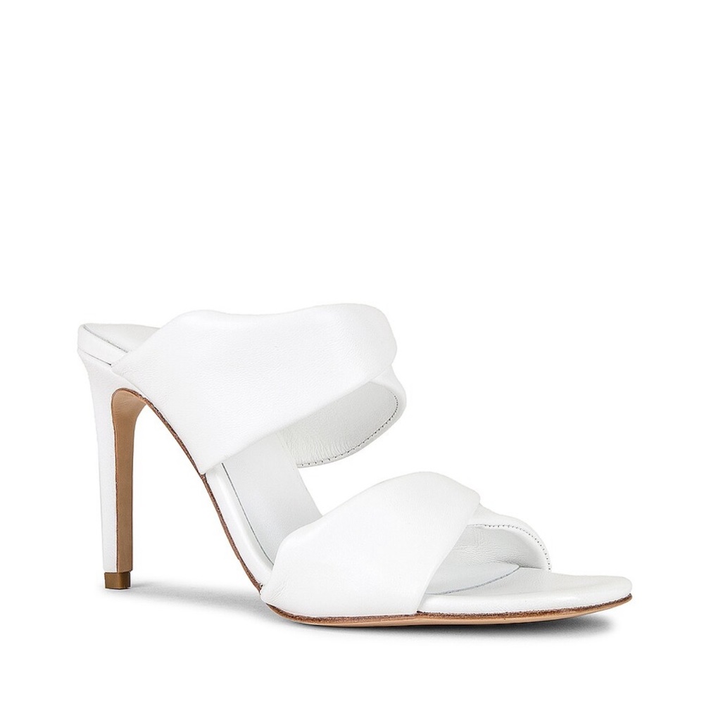 RAYE Greer Heels- White Leather- Size 7 - Worn Once